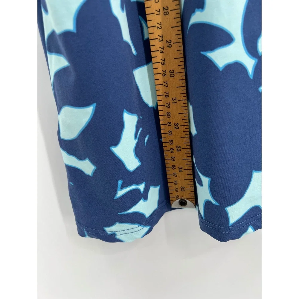 Southern Tide Blue Floral Sleeveless Performance Golf Dress Size Large - Picture 8 of 8